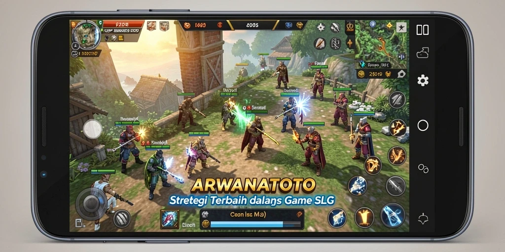 Tampilan menarik dari gameplay ARWANATOTO yang seru.