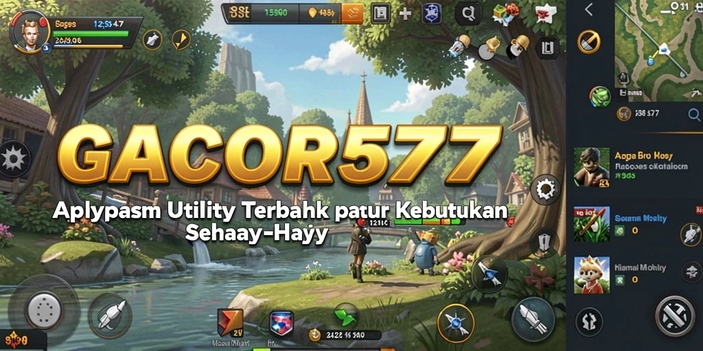 Tampilan antarmuka aplikasi GACOR577 yang intuitif dan praktis.