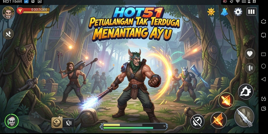 Gambaran gameplay seru dari HOT51 dalam petualangan mendebarkan.