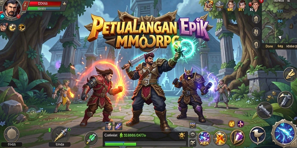 Gameplay menakjubkan di dunia MMORPG IDX66 dengan petualangan seru.