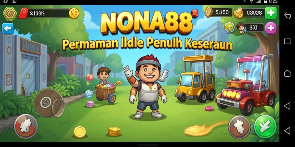 Screenshot NONA88 menampilkan aksi permainan Idle yang mengasyikkan.