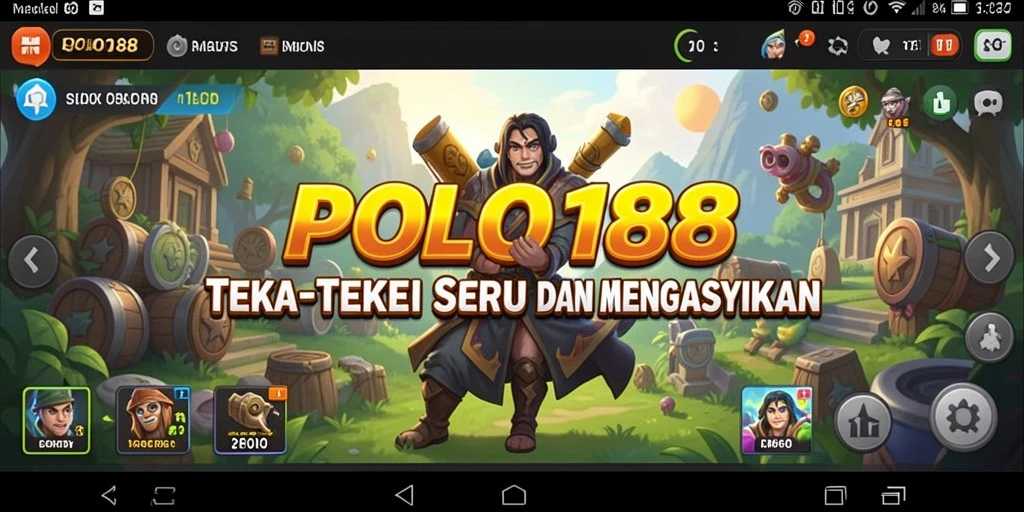 Gameplay seru POLO188 dalam menyelesaikan teka-teki.
